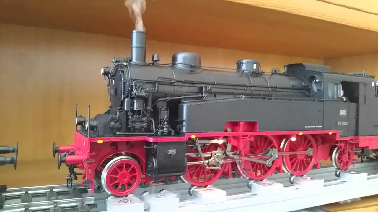 Spur 1 Märklin 55753 DB 75 1102 Rollenprüfstand
