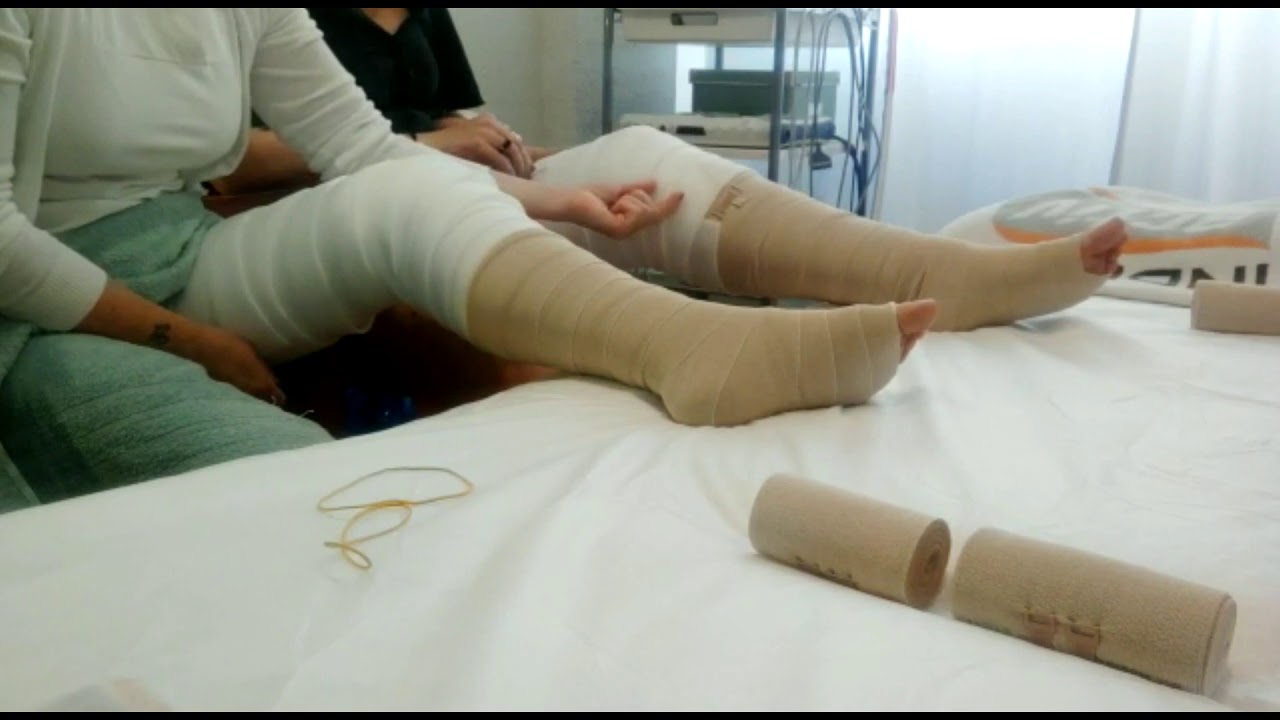Tutorial para el autovendaje de pierna en pacientes de linfedema
