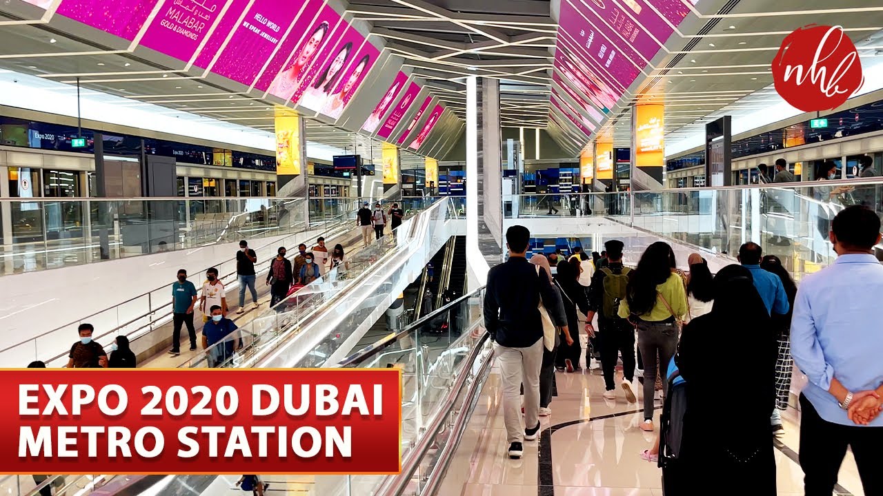 Expo 2020 Dubai Metro Station | Amazing Architecture & Interior