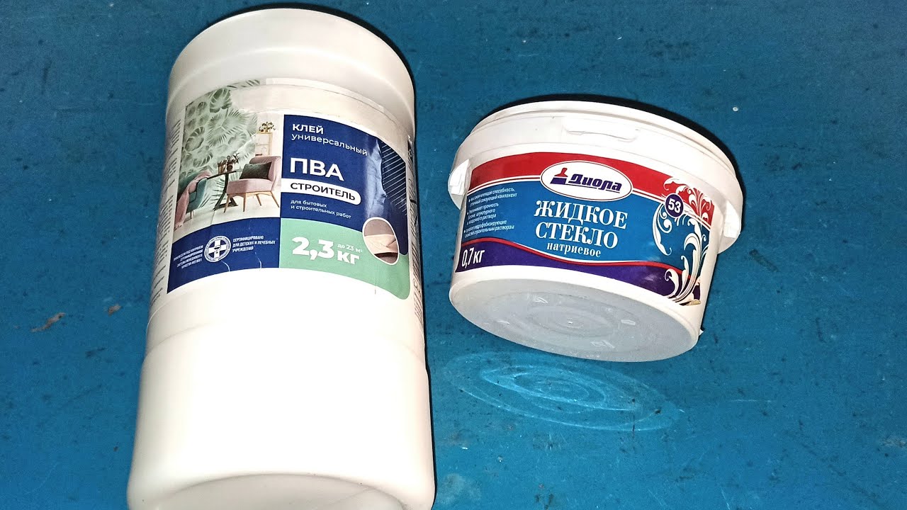 СМЕШАЙТЕ ПВА с Жидким стеклом и посмотрите, что произойдет &mdash; большинство даже не представляет!