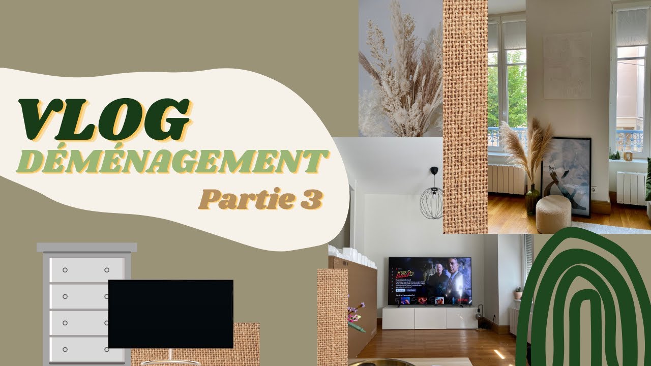 VLOG DÉMÉNAGEMENT Partie 3 / achat meuble télé, commode, télévision...
