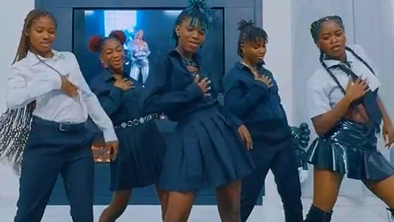 DWP Academy members on Lisaquama's Dance Challenge.