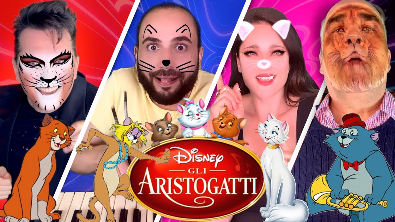 【GLI ARISTOGATTI 】Tutti Quanti Voglion Fare il Jazz  [Eng Sub Lyrics]