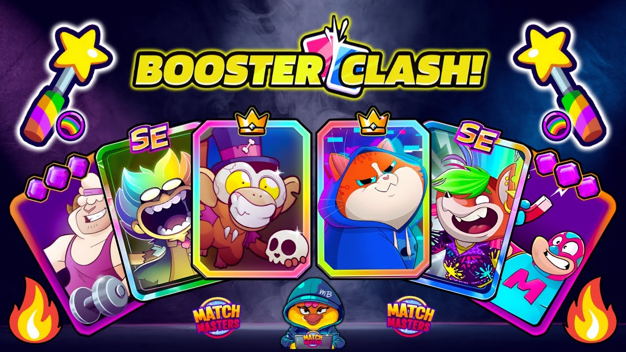 HOW TO WIN FREE BOOSTERS on BOOSTER CLASH🔥 x6 BEST on MATCH MASTERS COLOR CRUSH