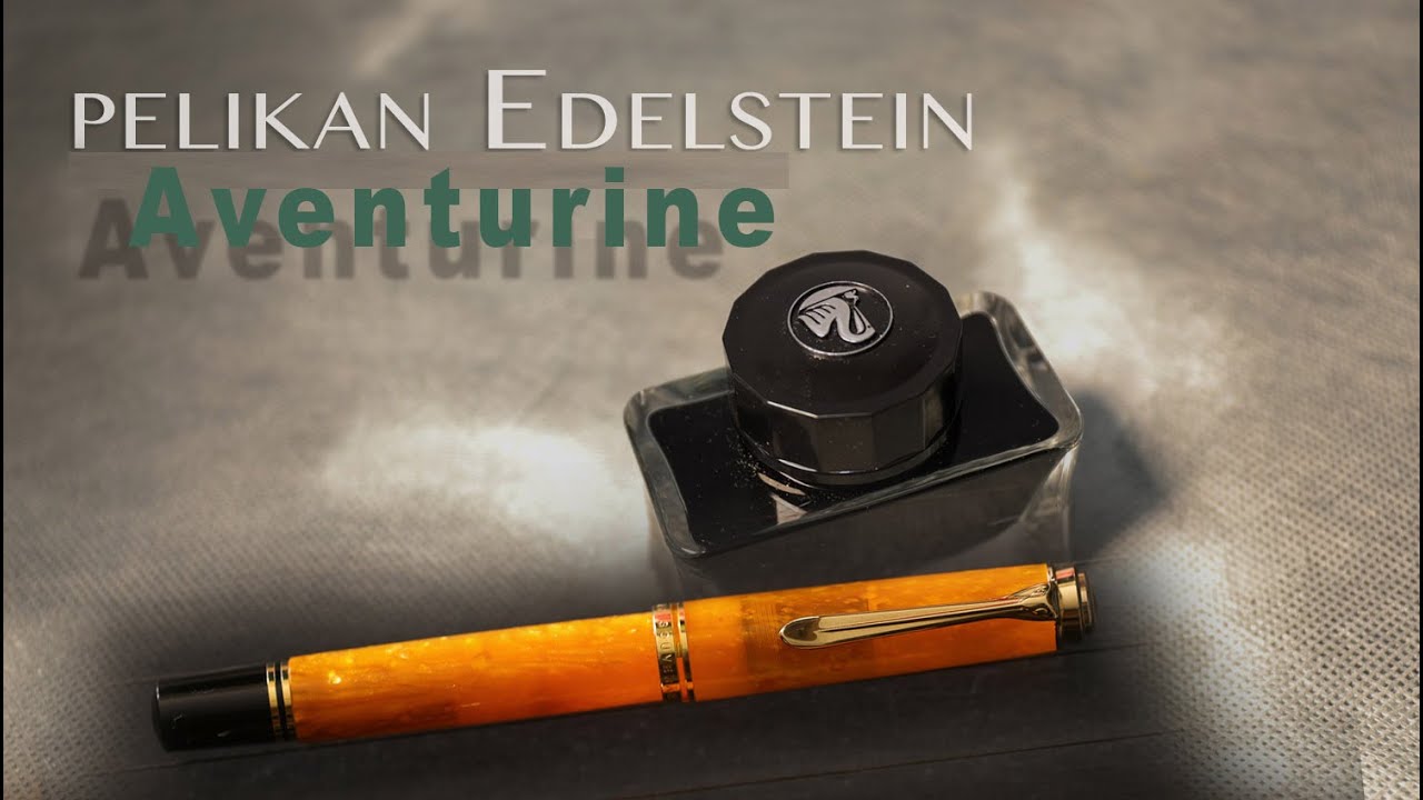 Inchiostro Pelikan Edelstein Aventurine - ink test & review