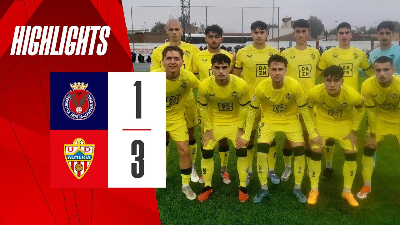 🎥 Resumen | Deportiva Minera 1-3 UD Almería B | 2ª Federación