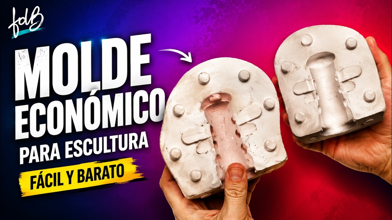Como hacer un molde de silicon economico (ahorrando material)  TUTORIAL GRATUITO