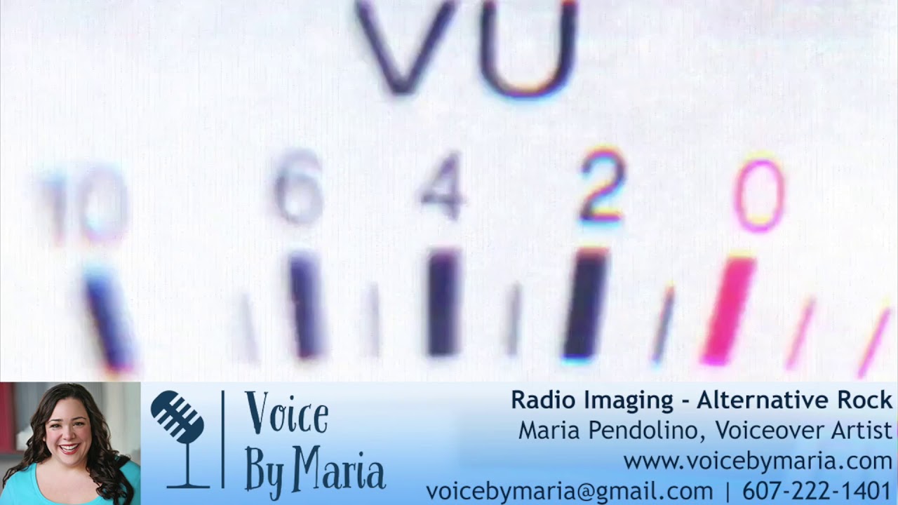 Alternative Rock Radio Imaging - Voiceover Demo - Maria Pendolino