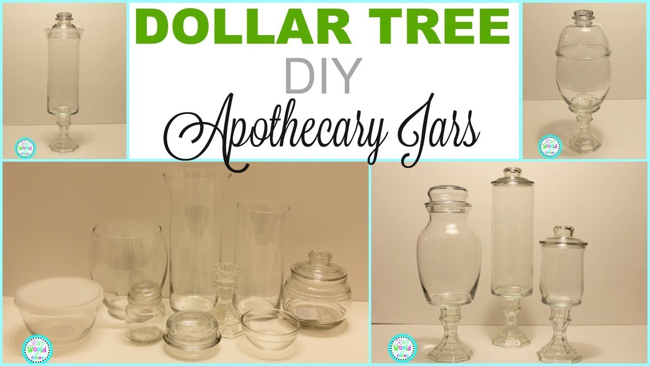 DOLLAR TREE DIY APOTHECARY JARS | BUDGET DIY'S