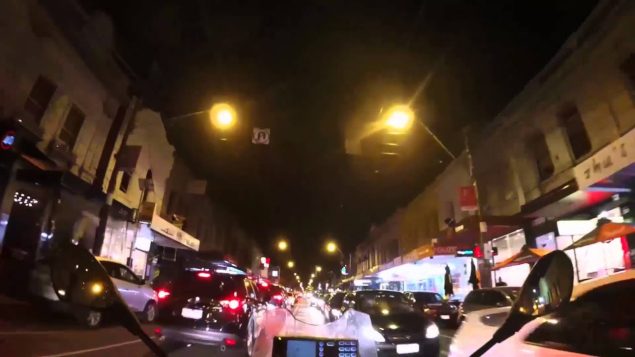 Paramedic Motorcycle Unit at Night