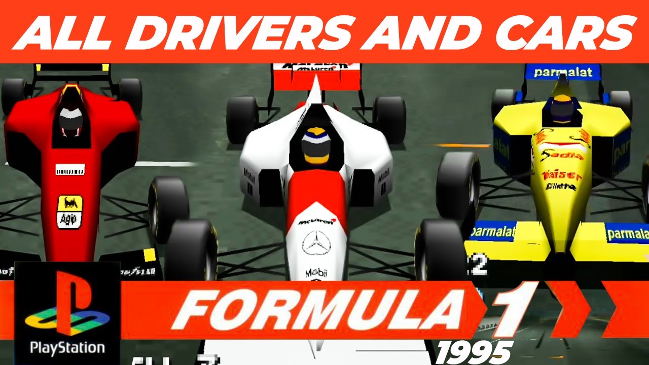 Formula 1 (PSX) - ALL  DRIVERS AND ALL CARS