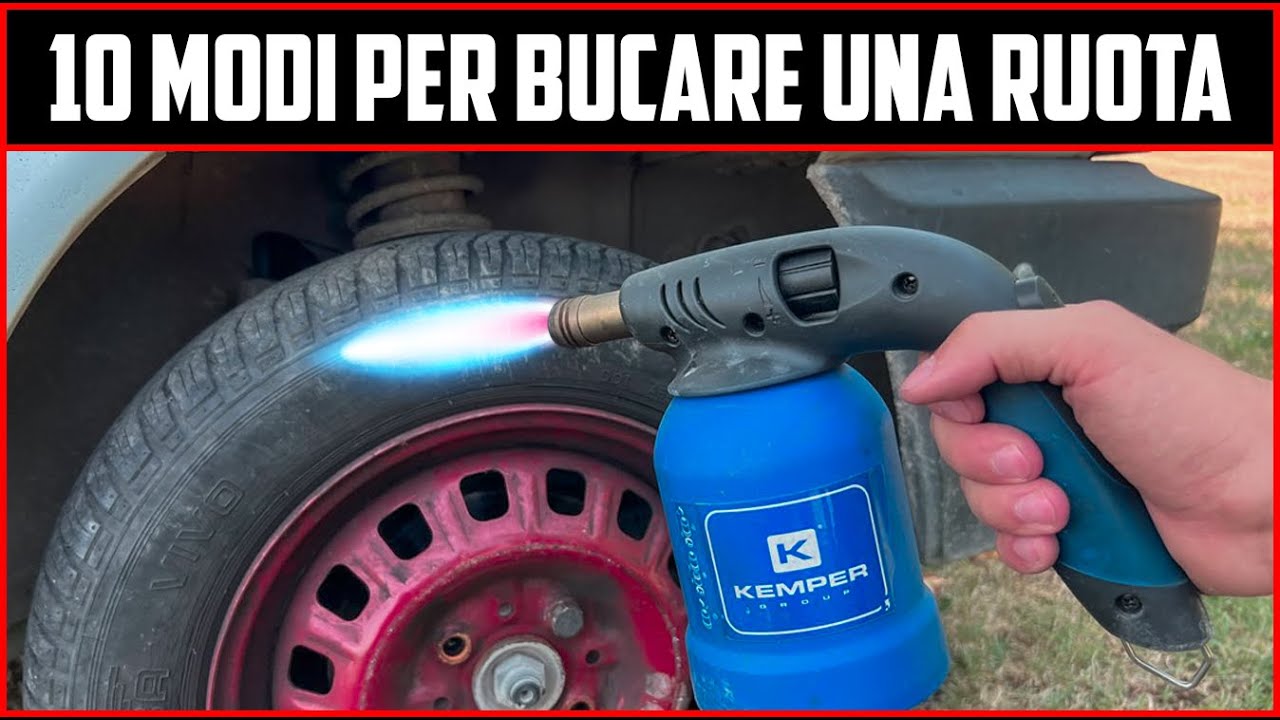 10 MODI PER BUCARE UNA RUOTA.