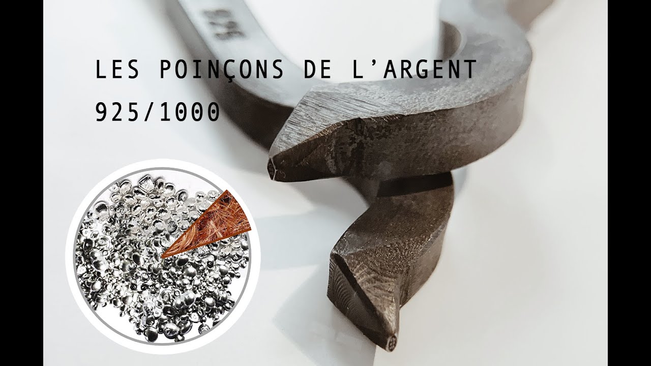 Les poin&ccedil;ons de l'argent 925