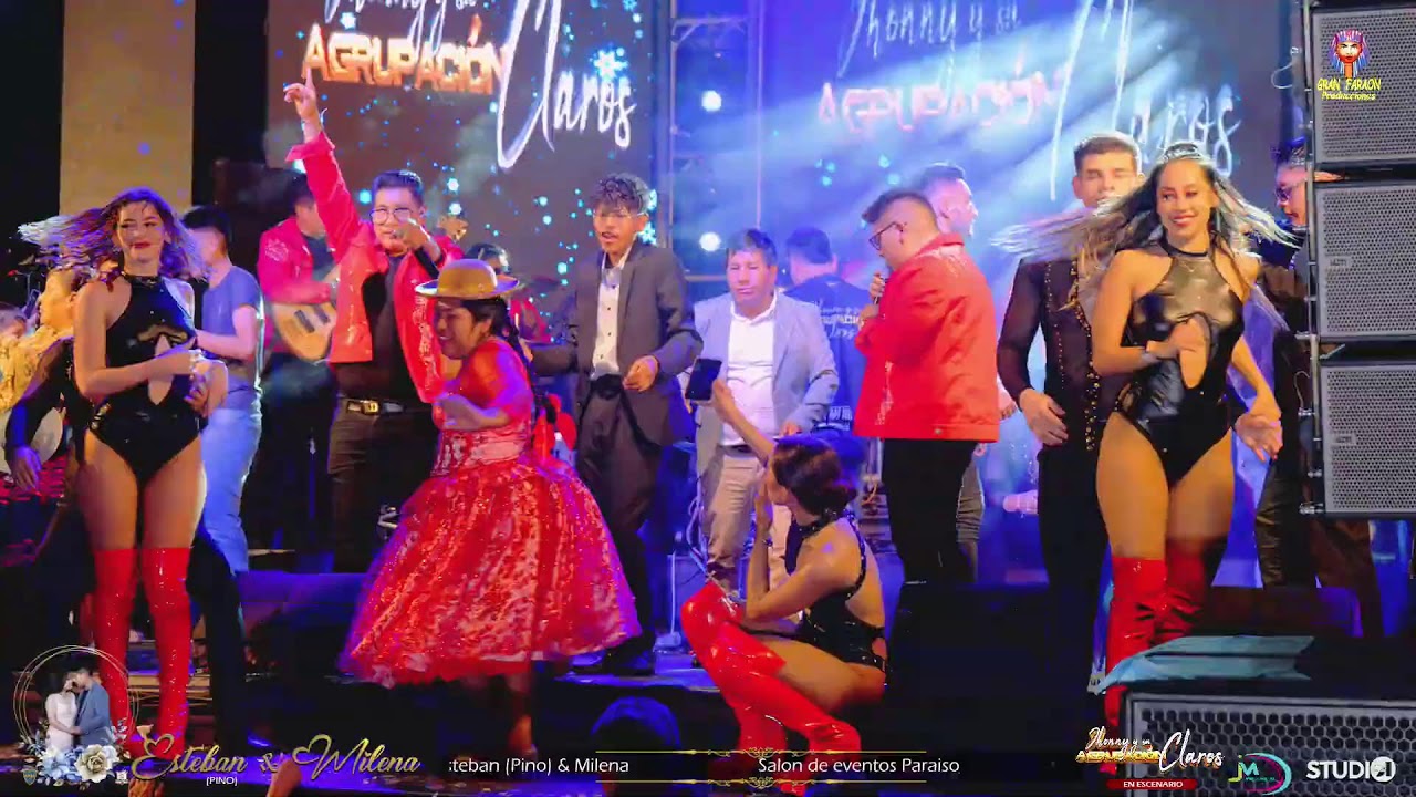Jhonny y su agrupación Claros 🔴 en vivo   💞 Boda de Esteban (Pino) & Milena 2025