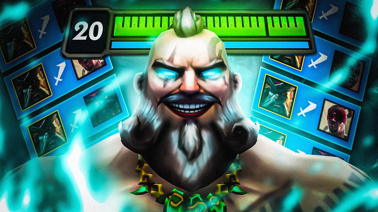 FULL BUILD LEVEL 20 GANGPLANK IS ABSOLUTE CINEMA