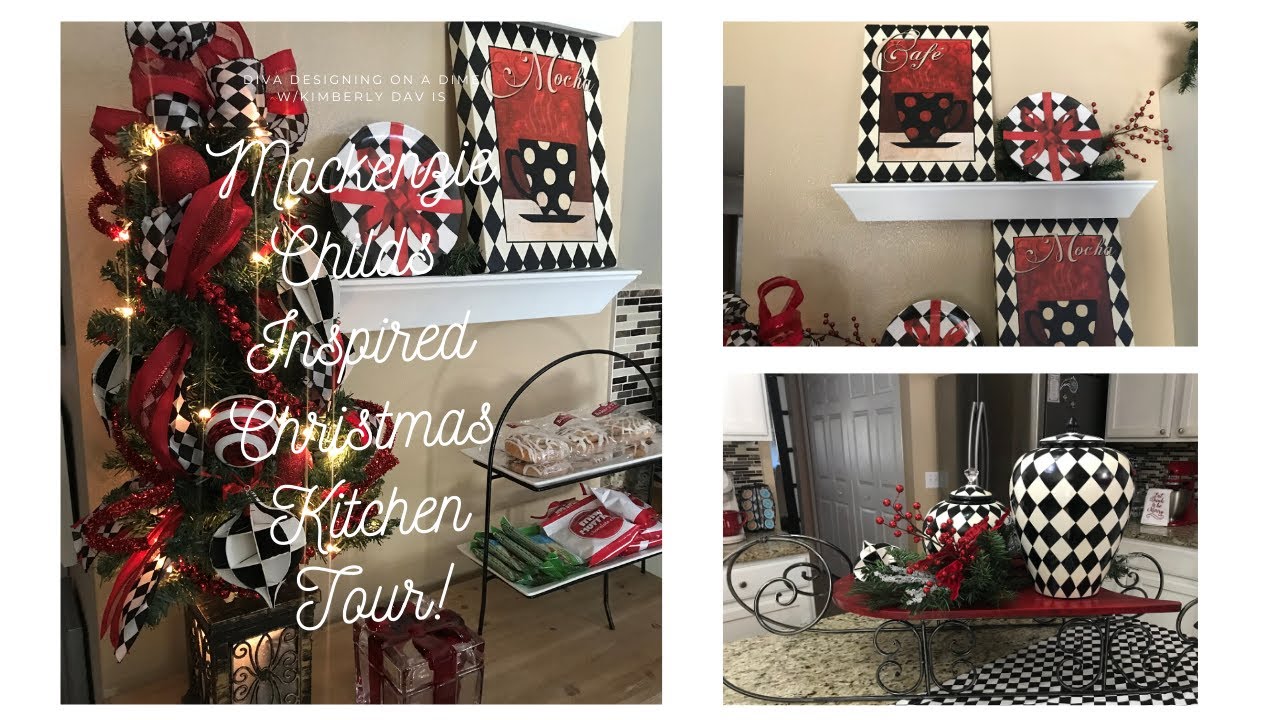 Mackenzie Childs Inspired Christmas Kitchen Tour 2019 