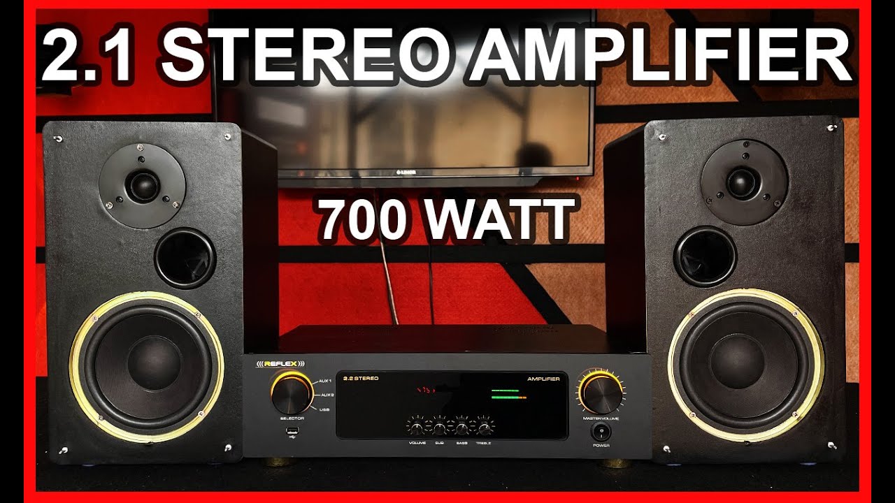 REFLEX  2. 1 STEREO AMPLIFIER |2 .1 AUDIO SYSTEM |STEREO AMPLIFIER WITH SUBWOOFER OUTPUT REFLEX TECH