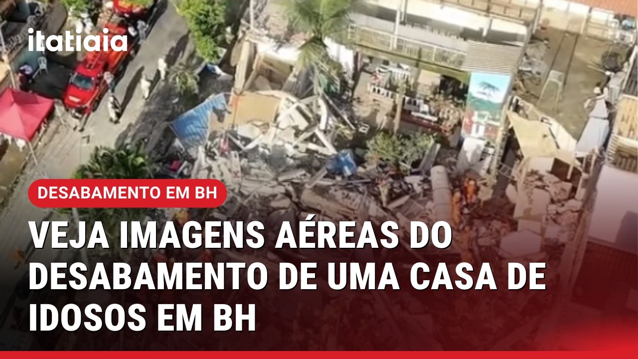 TRAGÉDIA: VEJA IMAGENS DE DRONE DO LOCAL ONDE DESABOU UM LAR DE IDOSOS DE BH!