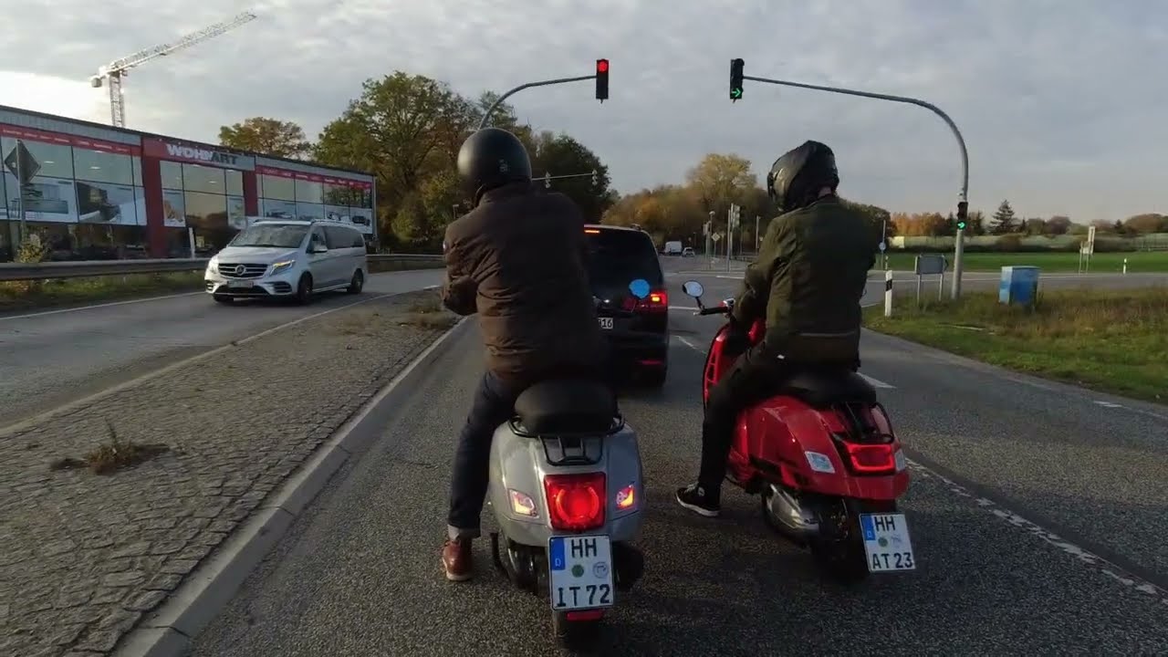 Vespa GTS - Fahrt ins Grüne 12.11.2022   Vespa Hanseaten