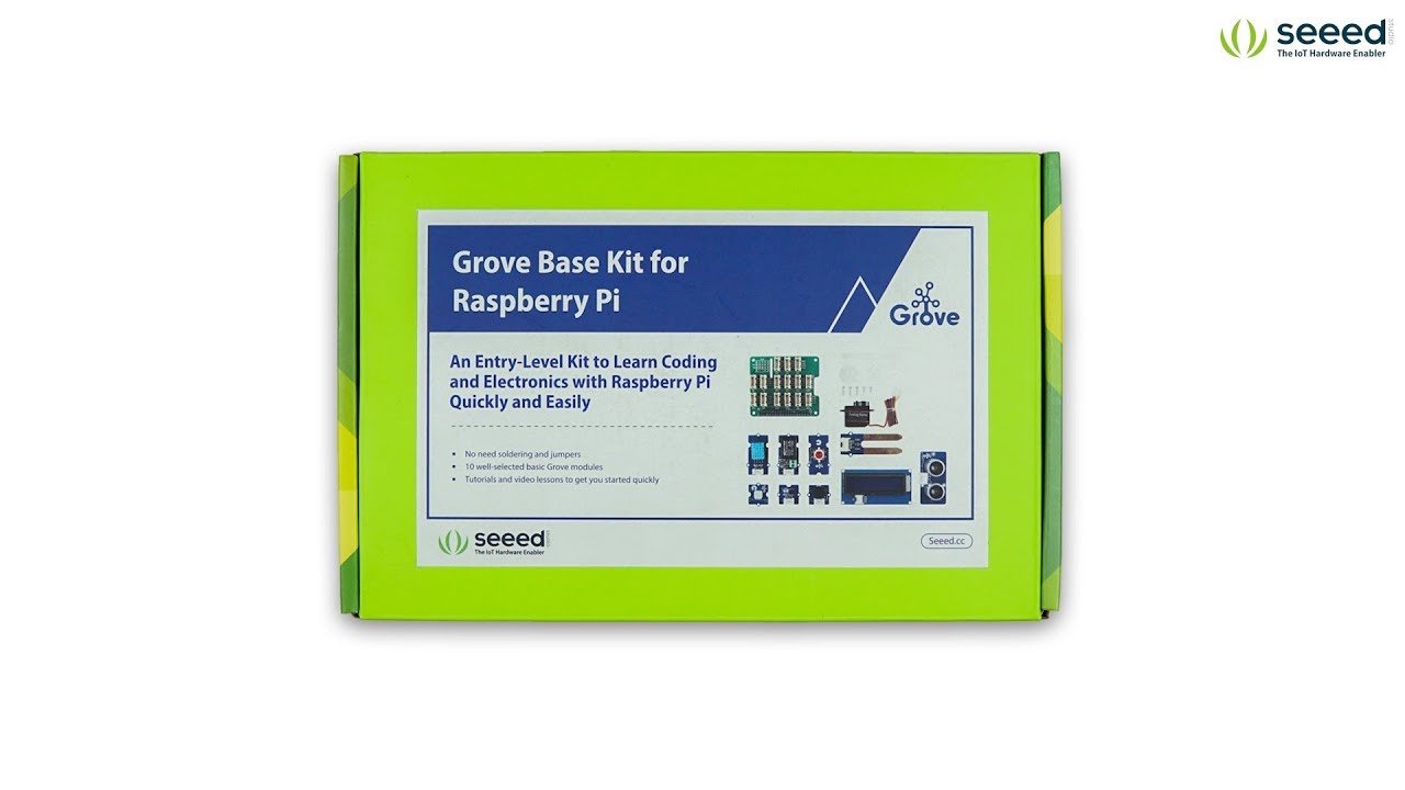 Базовый комплект Grove для Raspberry Pi &mdash; распаковка + начало работы + видеоуроки