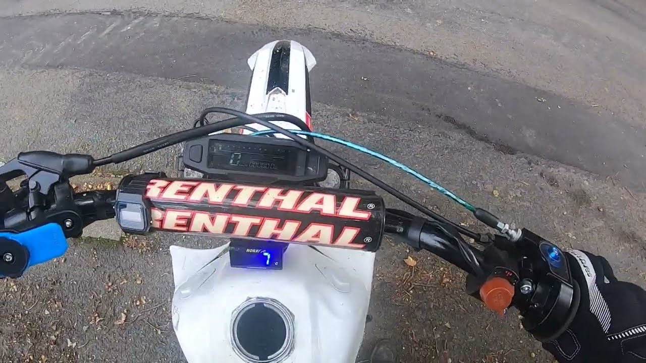 Balade cheminèsque Partie1 /Honda MTX 50 swap Derbi/