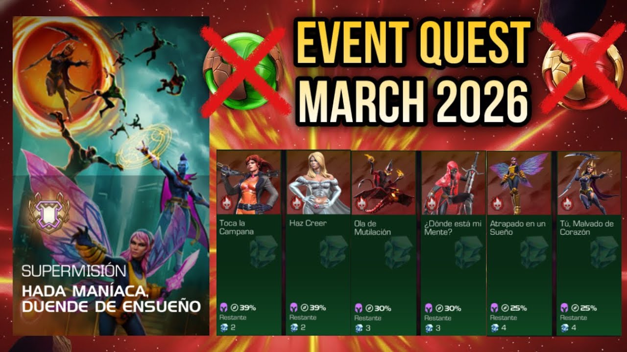 How to EASILY PERFORM the EVENT QUEST MARCH 2026 + BOSS FIGHTS WITHOUT SPENDING! | MCOC