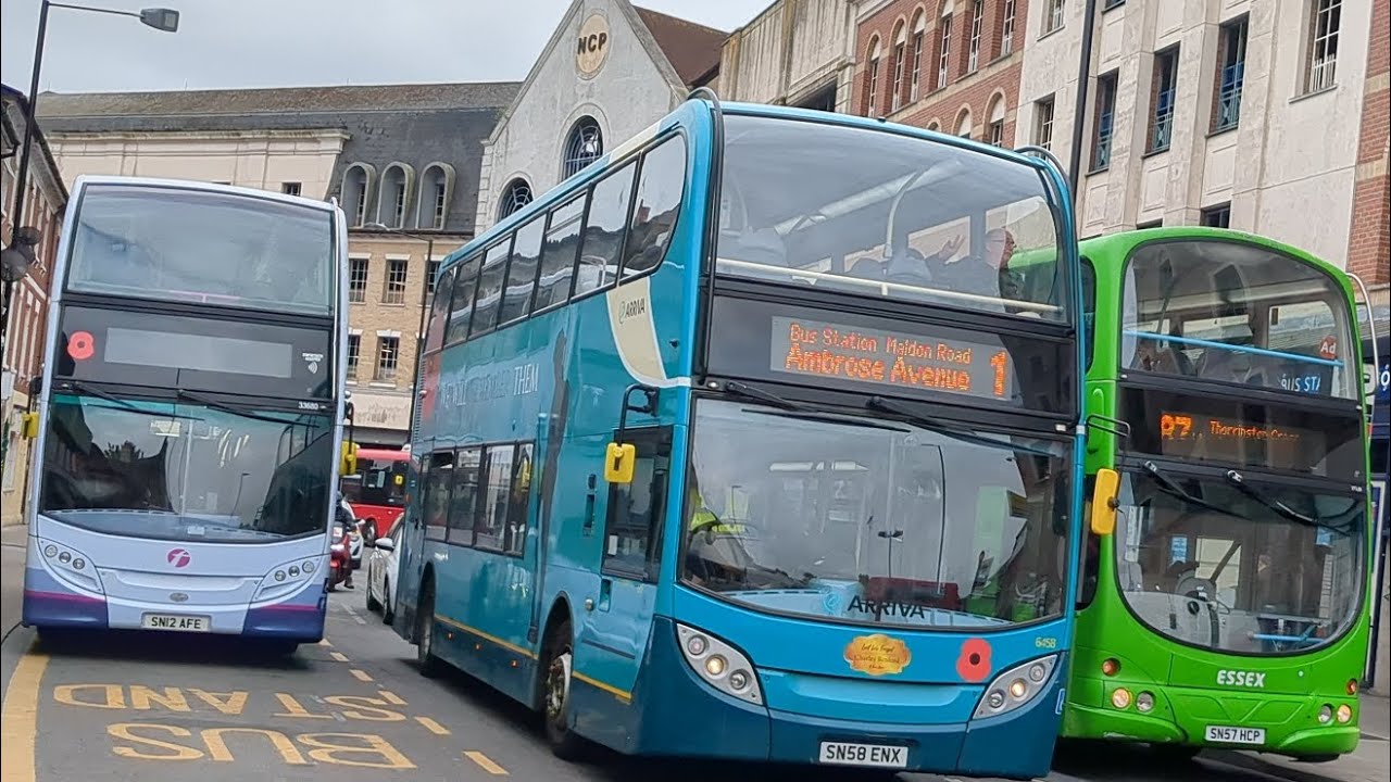 *KICKDOWN* Arriva Kent Thameside ADL Enviro 400 Trident SN58 ENX 6458 Route 1 | 19/5/25