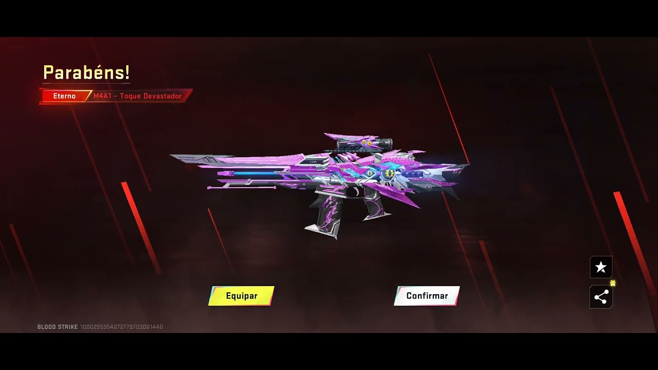 PEGANDO A M4 TOQUE DEVASTADOR NO BLOOD STRIKE @bloodstrike_official