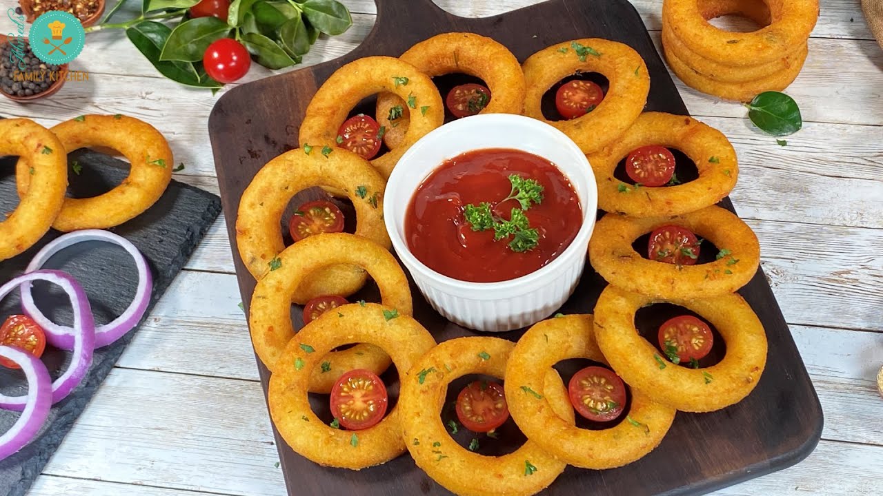 Aloo ke Rings | Crispy Potato Garlic Rings Chips | Ramadan Special Recipes 2021