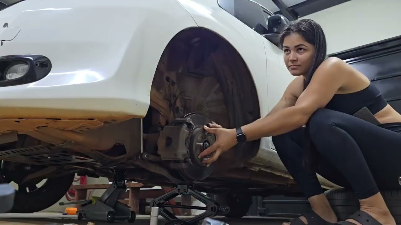 SERÁ QUE DEU BOM ? TROCANDO AMORTECEDOR HONDA FIT EM CASA. 🤗 HONDINHA FICOU 🔝🔝🔝