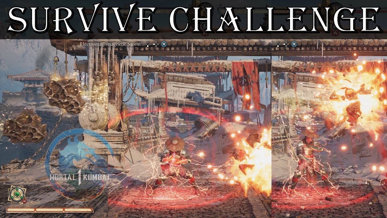 DESTROY FLYING ROCKS - Survive Challenge Rampart Season 6 Invasions | Mortal Kombat 1