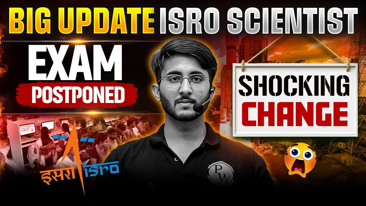 ISRO Scientist B Exam Date Postponed 2026 | New Exam Date & Important Update