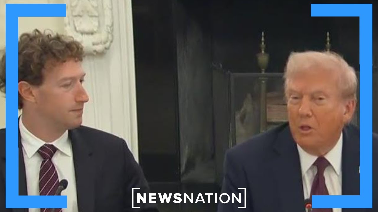 Trump hosts Mark Zuckerberg, Bill Gates and other tech CEOs at White House | NewsNation