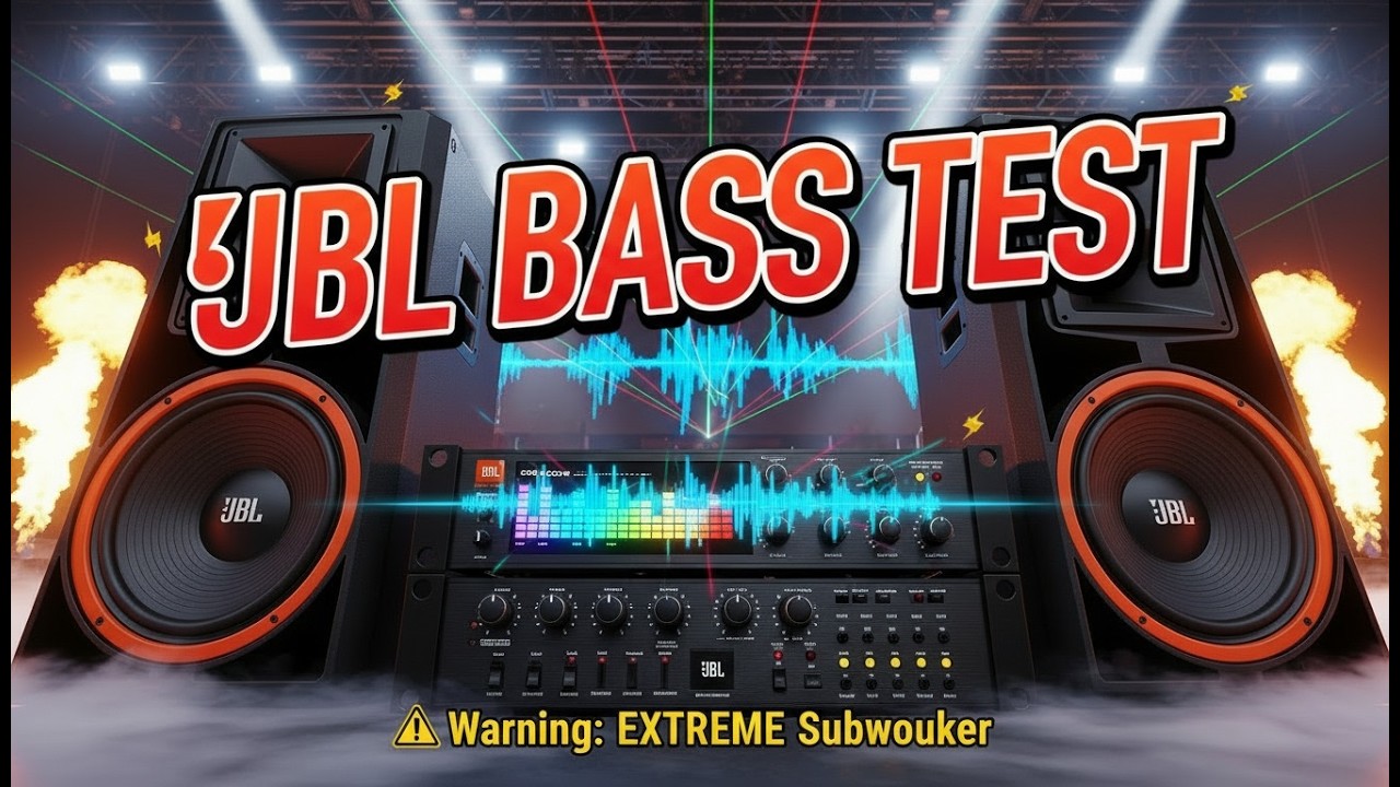 JBL HEAVY PUNCH BASS TEST 🔥 Feel The Shockwave | Extreme Subwoofer Deep Bass Sound Demo