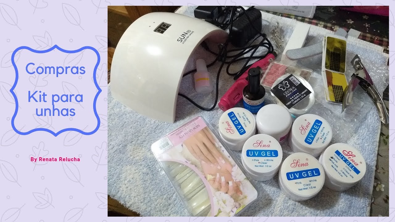 Kit para unhas do Mercado livre