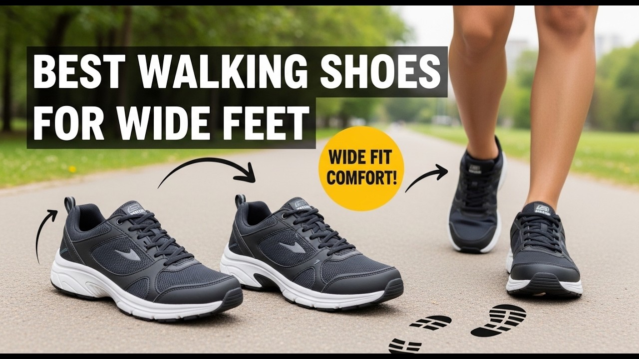 ✅ TOP 5 Best Walking Shoes For Wide Feet | Best Walking Shoes for Wide Feet on Amazon