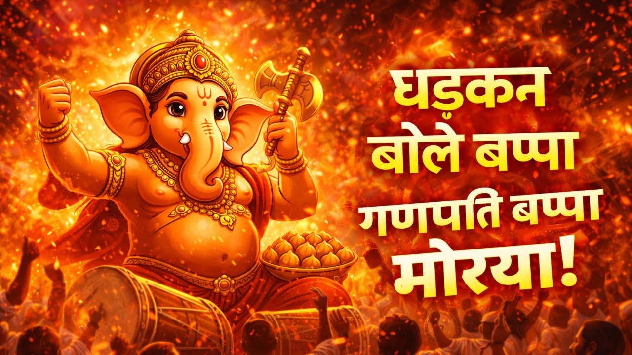 धड़कन बोले बप्पा | Dhadkan Bole Bappa | Energetic Ganpati Song | Ganpati Bappa Morya