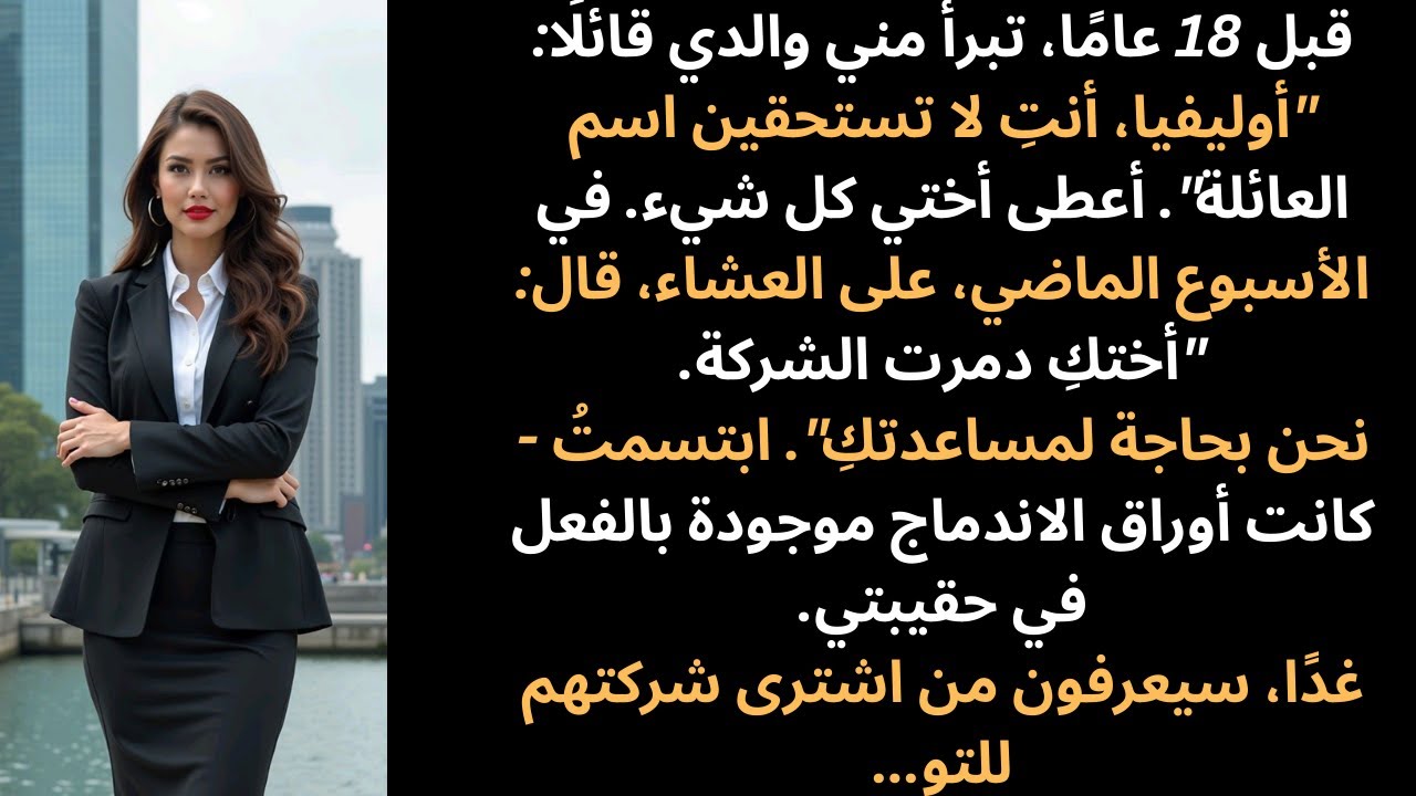 كان والدي يفضل أختي، لكنه لم يكن لديه أدنى فكرة أنني أملك هذه الصناعة