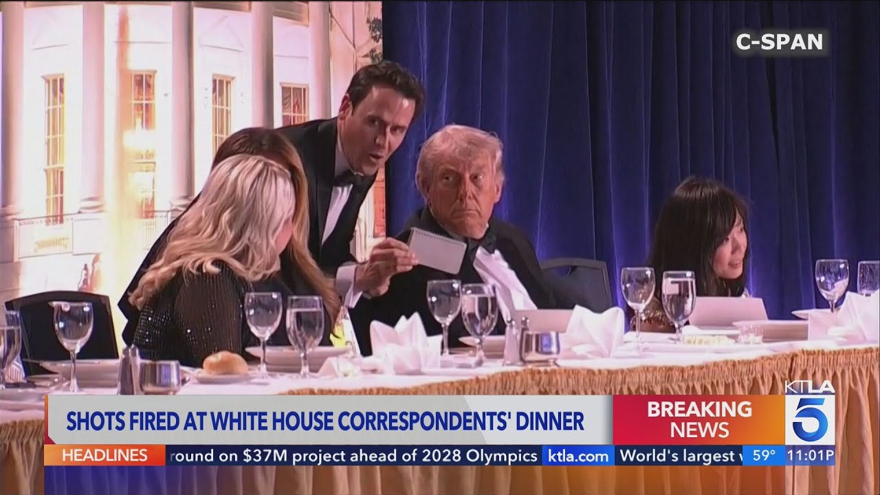 Shots fired at White House correspondents' dinner, gunman identified as Southern California man
