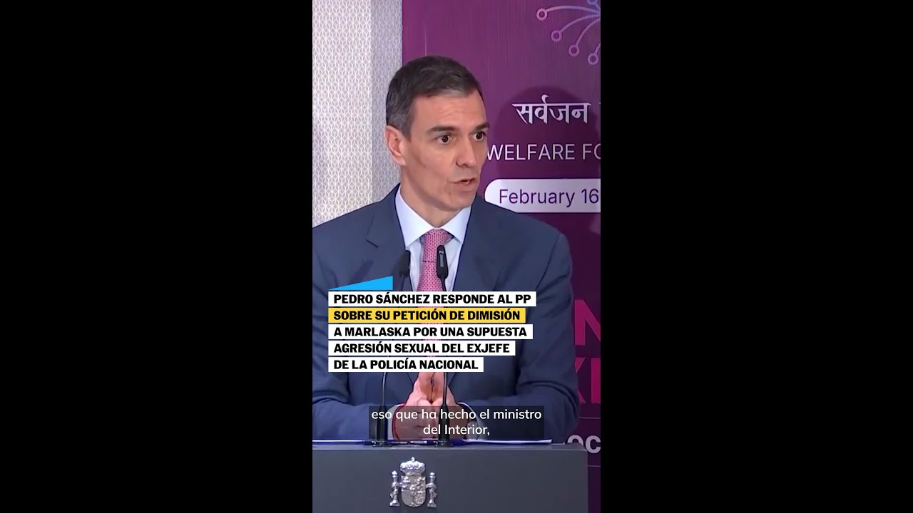 S&aacute;nchez responde a la petici&oacute;n de dimisi&oacute;n de Marlaska por el caso DAO: 