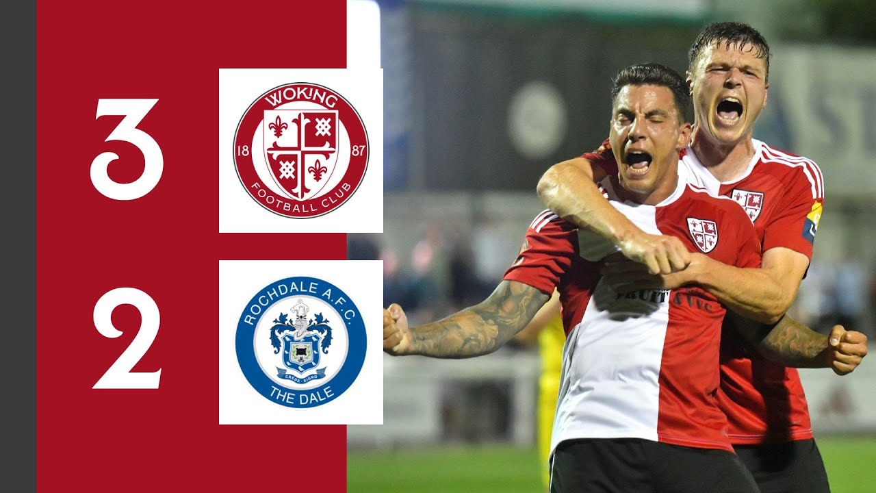 First Win of the Season! | Woking 3-2 Rochdale AFC | Match Highlights