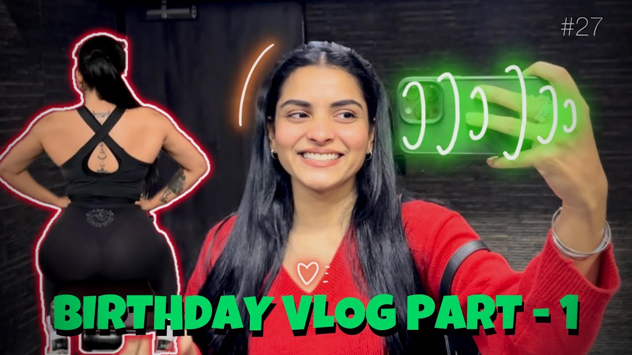 BIRTHDAY VLOG-1 | Intense Back Workout | Ishani Sanghavi