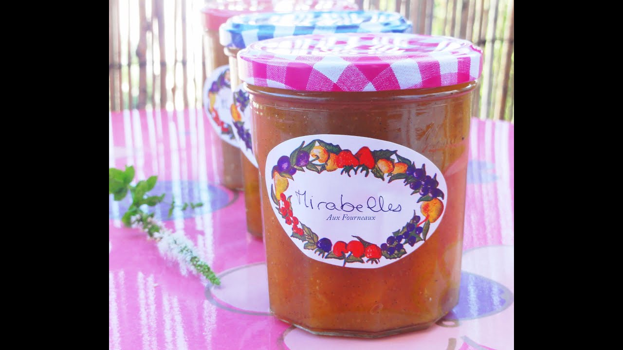 Recette marmelade de mirabelles