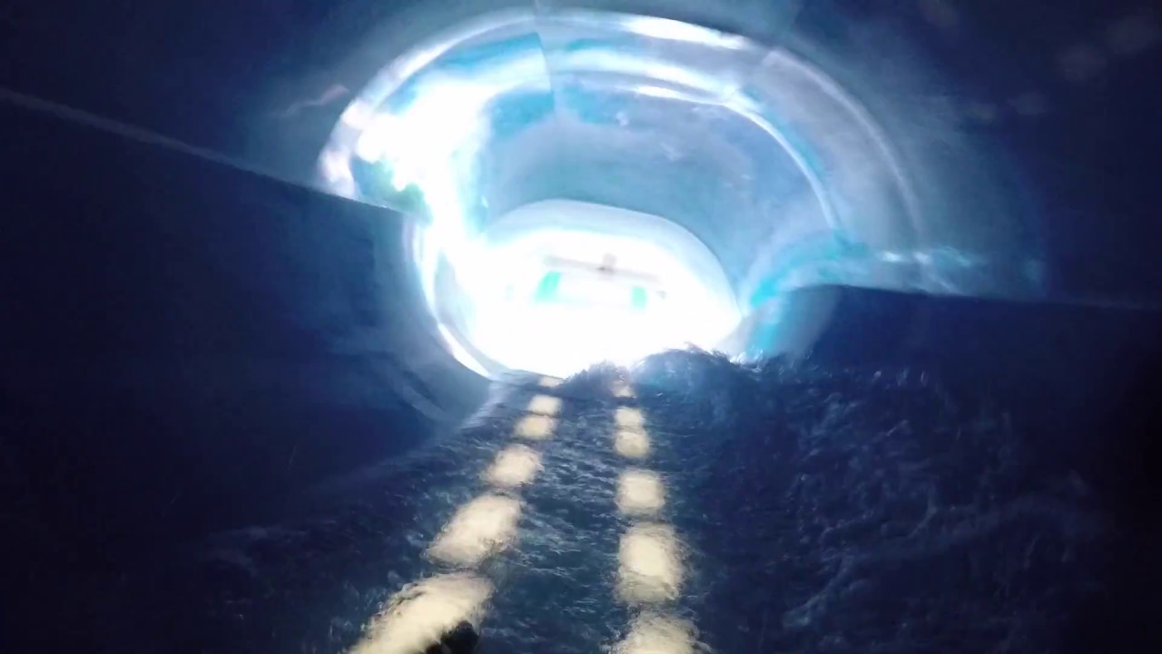 CHOCHOŁOWSKIE TERMY - niebieska zjeżdżalnia pontonowa o dłg. 164 m