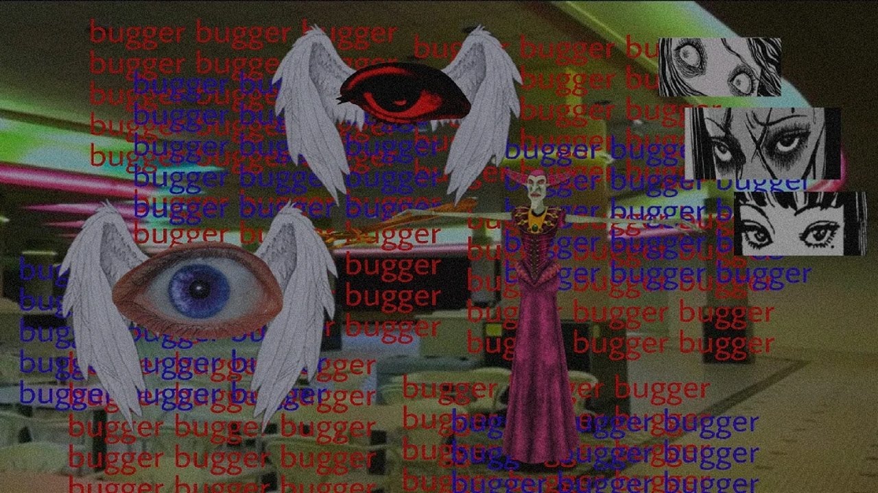Weirdcore images with the Omori soundtrack