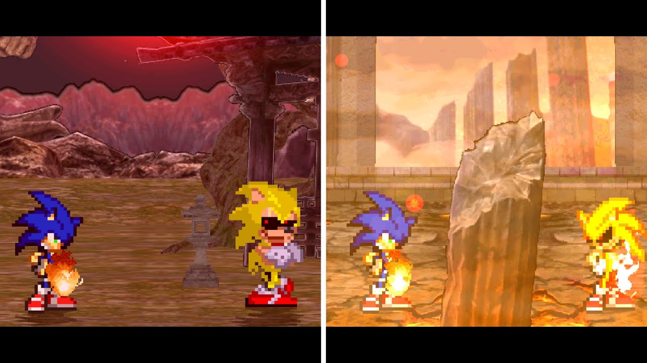 Mugen The Evil Awakens 2-Sonic Vs Exetior And Exslayer(11P)