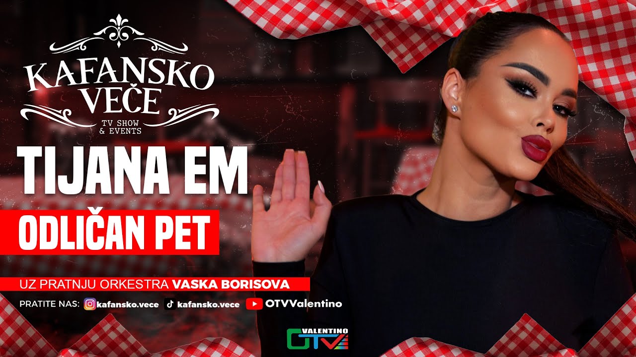 TIJANA EM - ODLICAN 5 | UZIVO | 2025 (ORK. VASKA BORISOVA) | KAFANSKO VECE