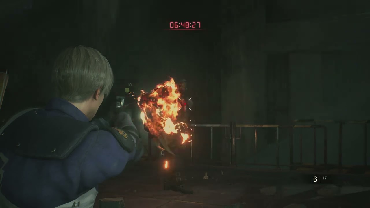 Resident Evil 2 finale, Lightning hawk only