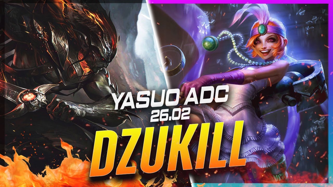 Dzukill - Yasuo vs Jinx ADC Patch 26.2 - Grandmaster Yasuo Gameplay