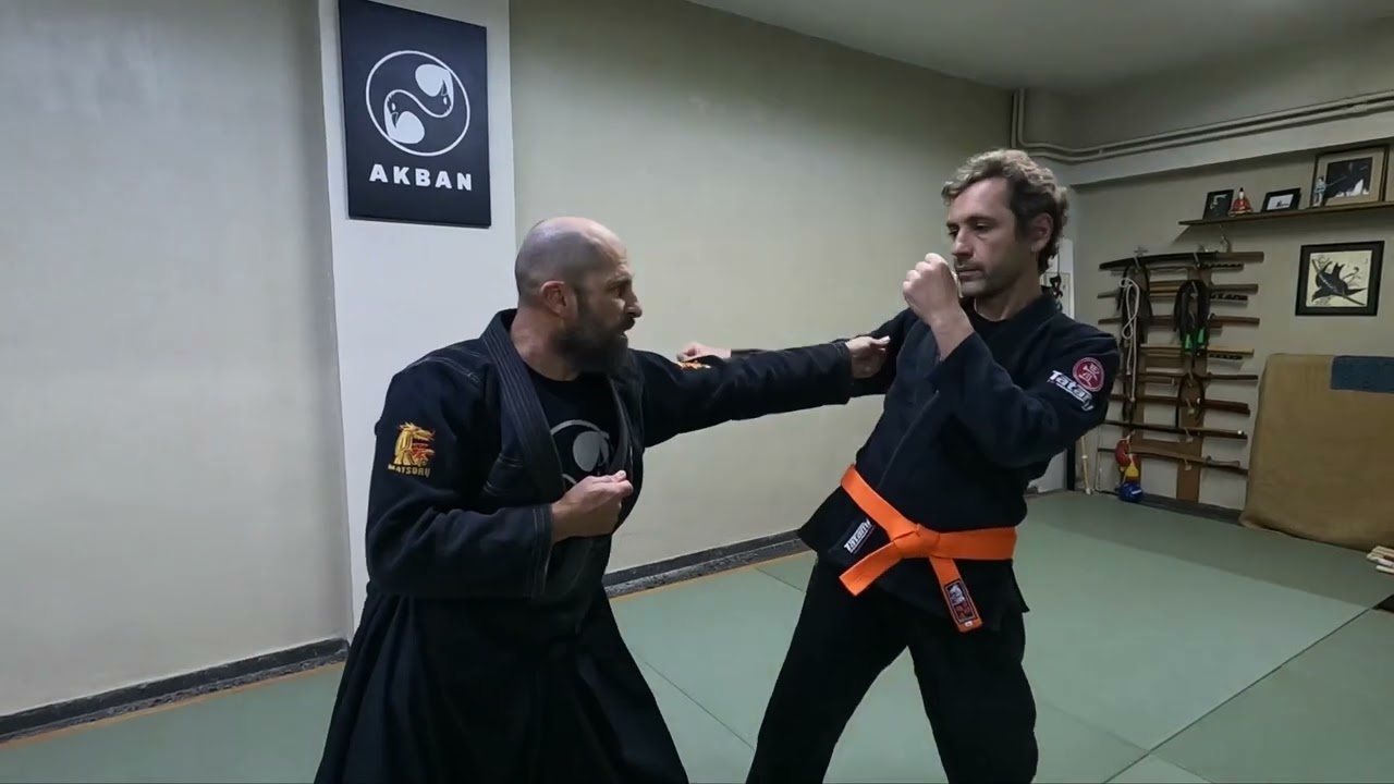 ninjutsu techniques in Akban Athens dojo